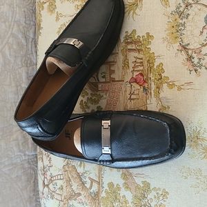 Mens Black Driver Loafers